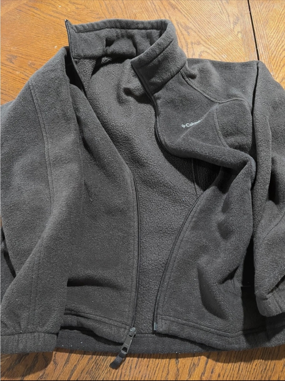 Columbia womens Black Fleece Full-Zip Jacket
